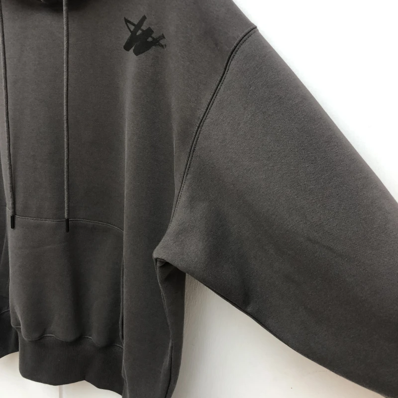 

2020fw WE11DONE Hoodie Men Women heavy fabric welldone Hooded Pullovers