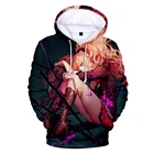 Худи Danganronpa:Trigger Happy Havoc, свитшоты 3D Monokuma с длинным рукавом для мальчиковдевочекдетей, повседневная одежда, пуловер оверсайз