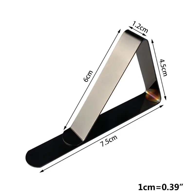 

12 Packs Black/Gold/Color Tablecloth Clips Stainless Steel Table Cover Clamps Table Cloth Holders 2.96 x2.36 x 1.77 in Universal