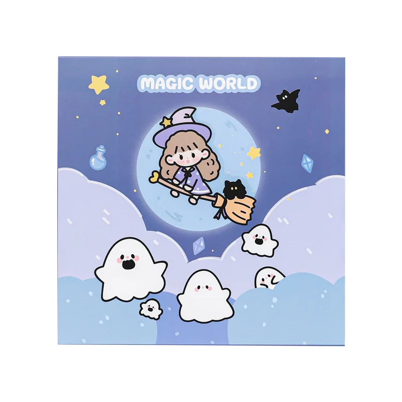 

100pcs/set Kawaii Girl Magic World Series Decorative Stationary Stickers Diary Planner Cute Stickers Gift Box School Supplies