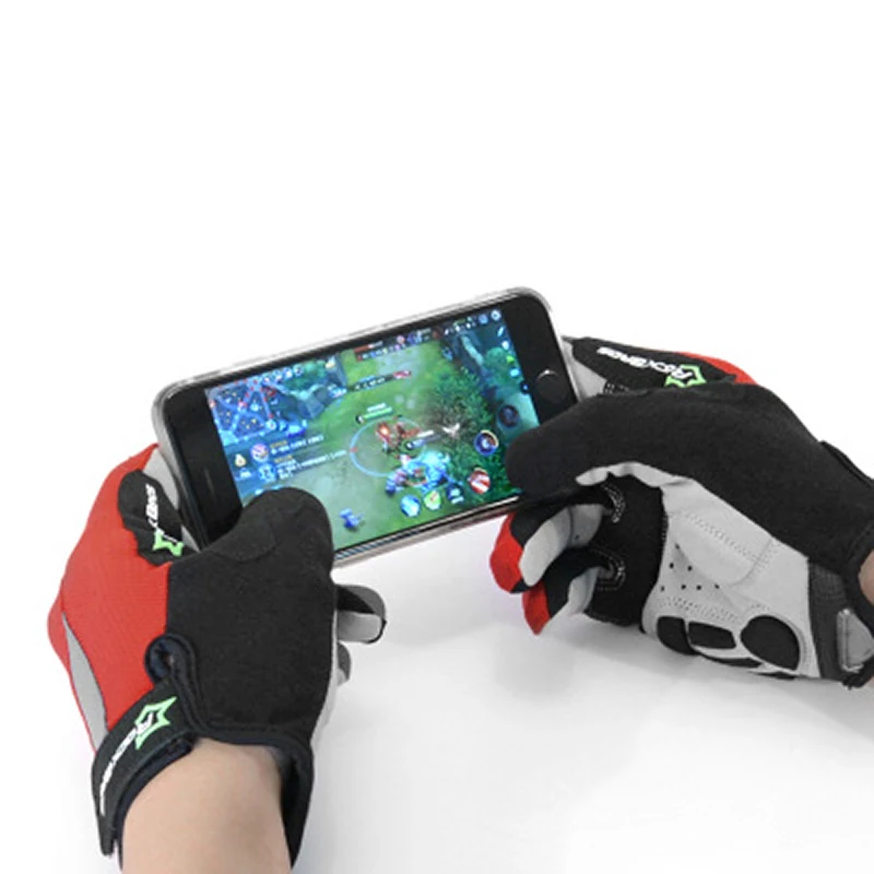 RockBros велосипедные перчатки с длинным пальцем для велосипеда Guantes Ciclismo сенсорный