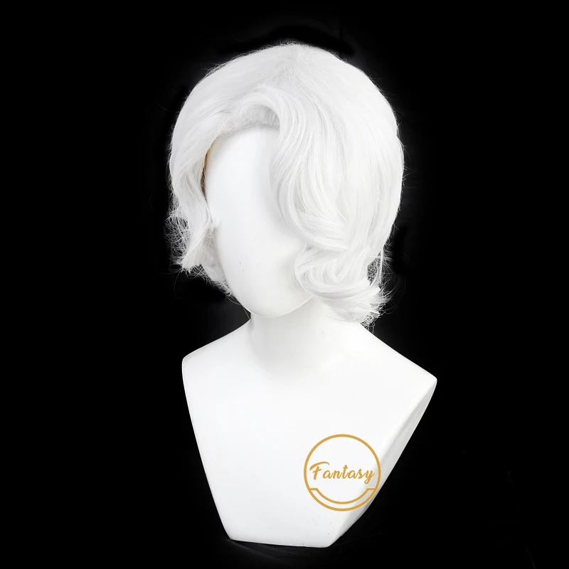 Zdrada игра хеллборд короткий белый косплей термостойкие синтетические волосы