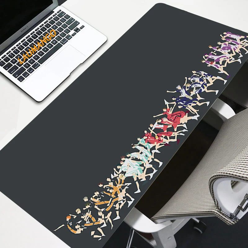 

Haikyuu Mouse Pad Anti slip Carpet Desk Mat Fashion Escritorio Gamer Gaming tapis souris Rubber mini pc 900x400mm Large Mousepad