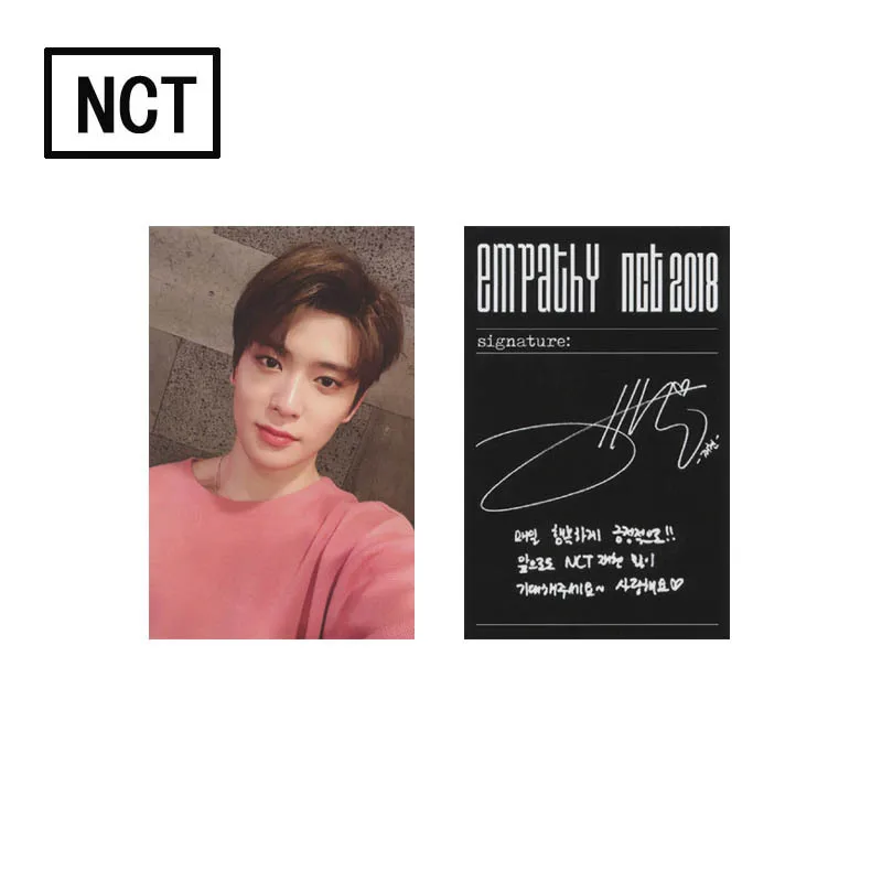 

NCT EMPATHY Return Album REALITY Black And White Version Of The Same Homemade Small Card Sets Card Photocard Dropshipping