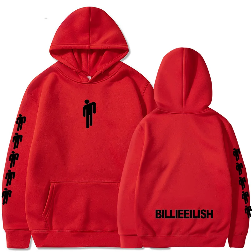 Billie Eilish, модные толстовки с принтом для мужчин/женщин, толстовки с капюшоном и длинным рукавом,, повседневные трендовые уличные толстовки