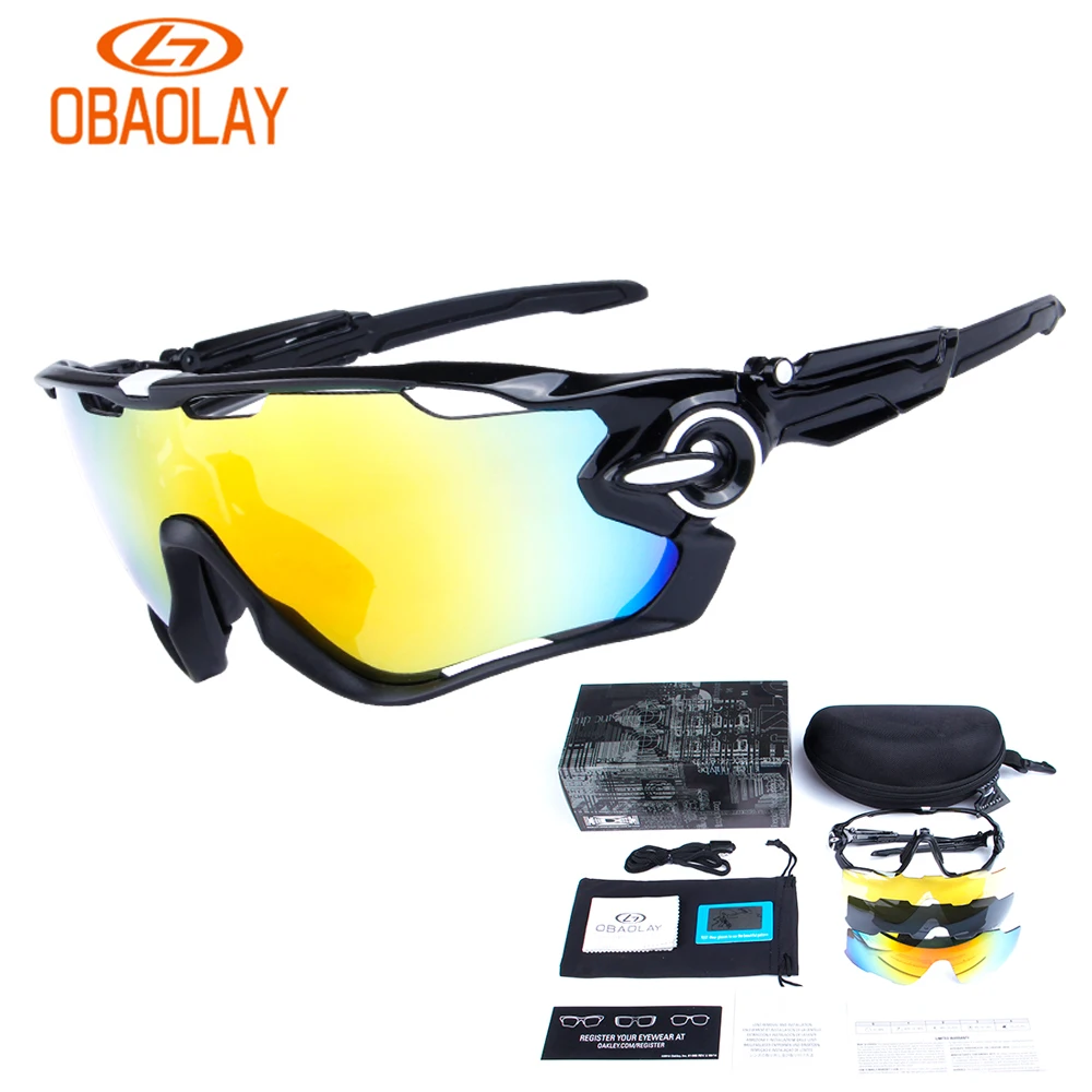 

STRAVA Cycling Jersey Set Bicycle Men Breathable Road Bike Short Sleeve Clothes Suit Cycling Polarized Glasses Sunglasses 5Lens