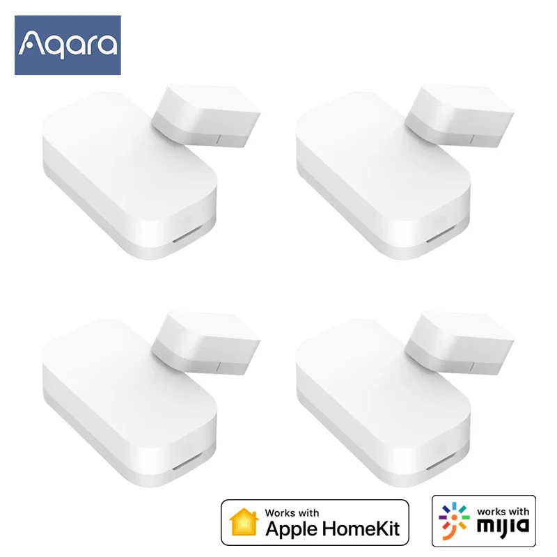 Датчик открытия окон и дверей Aqara Zigbee беспроводной датчик для умного дома