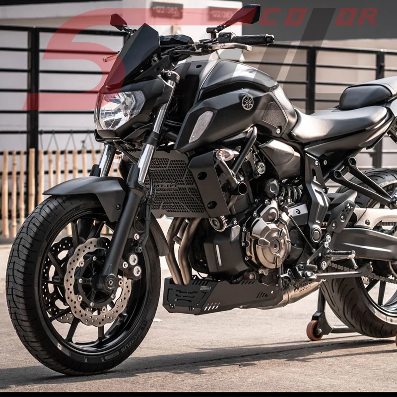 Мотоцикл Алюминиевый сплав спортивный козырек ветрового стекла подходит для YAMAHA MT07 mt-07 18'-20'
