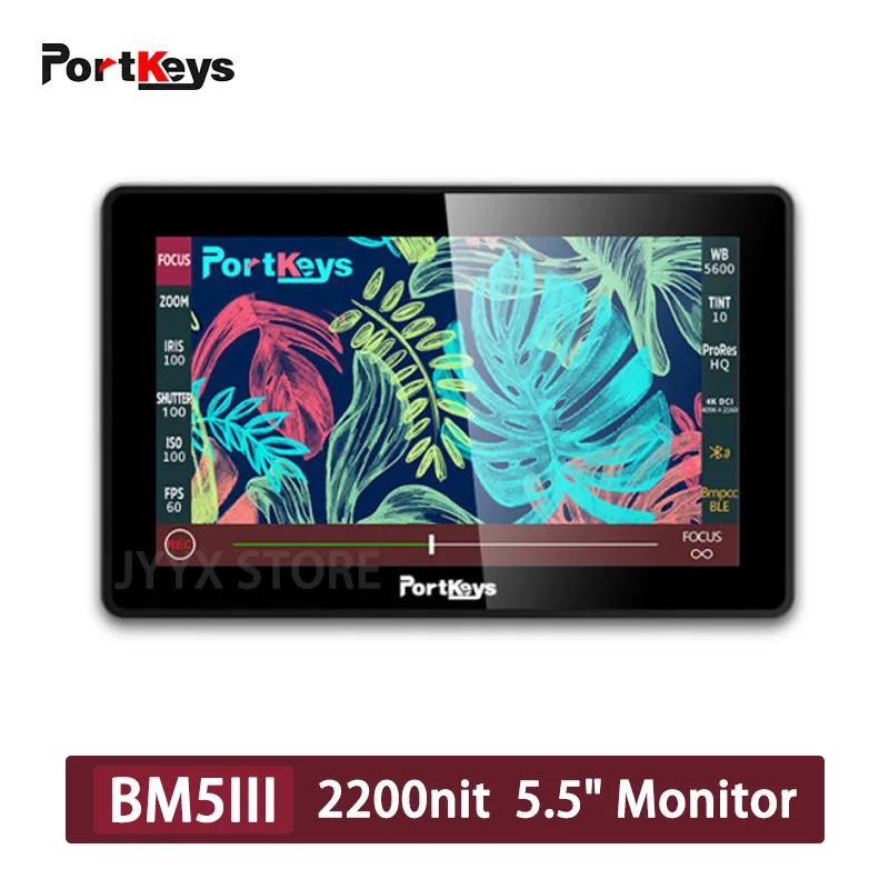 Portkeys BM5III 2200nit SDI HDMI-Compatible Monitor 5.5&quot Touch Screen Filed Camera Control BM5 III for TILTA Canon SONY | Электроника