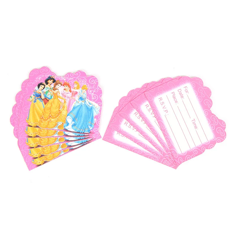 

83pcs Disney Princess Party Set For Kids Birthday Princess Cup Plate Flag Napkin Girls Party Supplies Children's Decoration