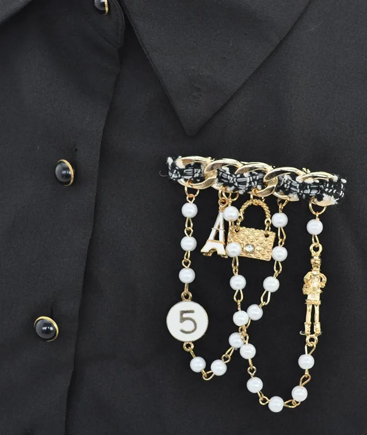 Булавка для лацкана с кисточкой из ткани брошь бант ювелирное изделие роскошная