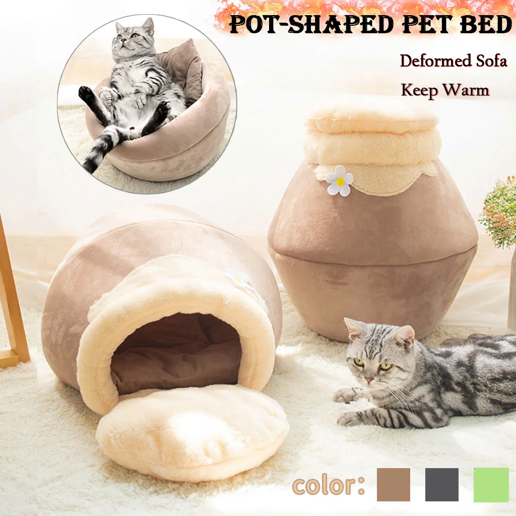 Горшок дизайн диван полузакрытый двойного назначения кошка кровать для кошек