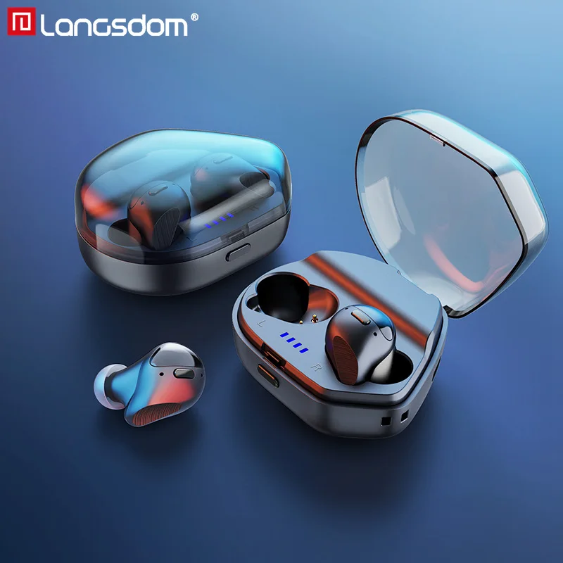 TWS наушники Langsdom T13D Беспроводные с поддержкой Bluetooth|Наушники и гарнитуры| |