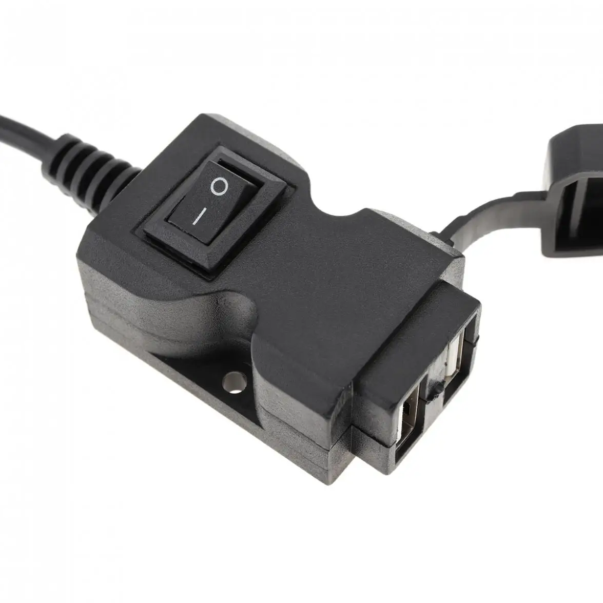 Двойной USB порт 12 в водонепроницаемый мотоцикл руль зарядное устройство 5 В 1A/2.1A адаптер питания Разъем для мобильного телефона