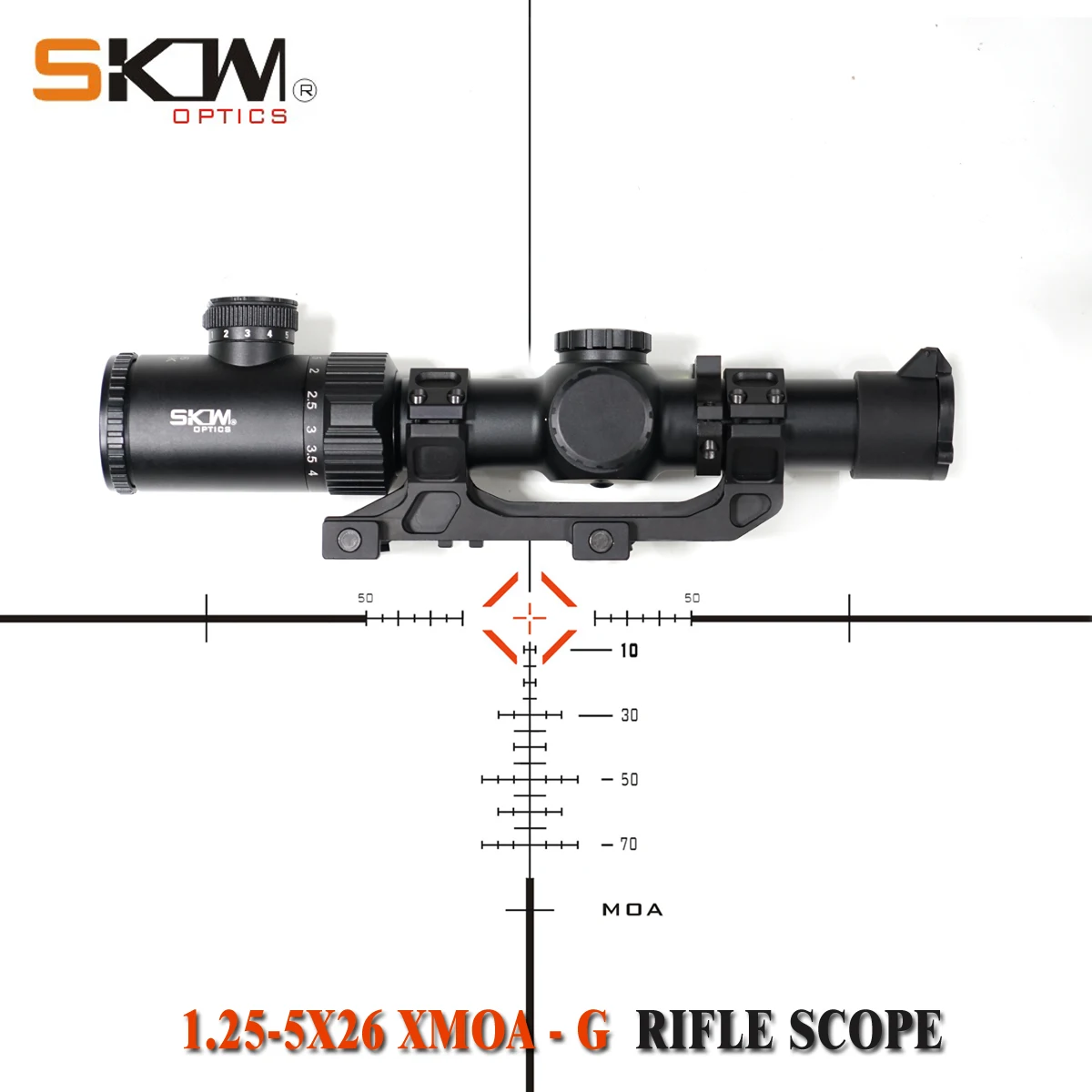 Прицел тактический SKWoptics 1 25 5x26 30 дюймов|Оптические прицелы| |