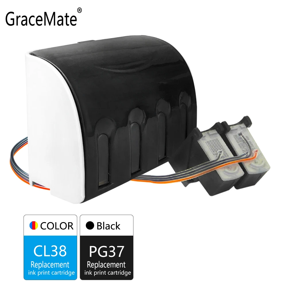 GraceMate совместимый для Canon PG37 CL38 СНПЧ оптом чернила IP1800 IP1900 IP250 IP2600 MP140 MP190 MP210 MP220 MP470