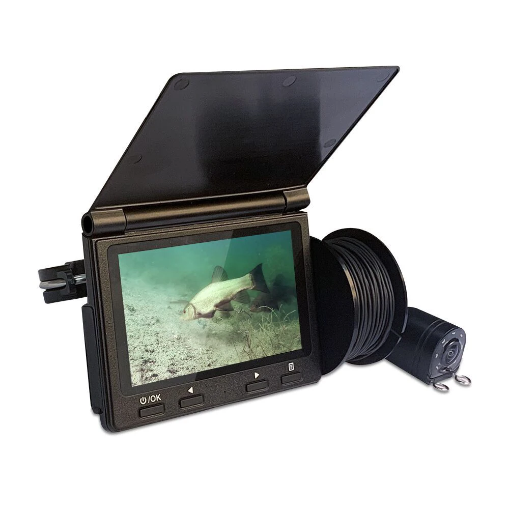 

Visual Fish Finder 4.3 Inch IPS Screen 5MP 8 Pcs Night Vision LED Light 30m Underwater Waterproof AHD Video Fishing Camera