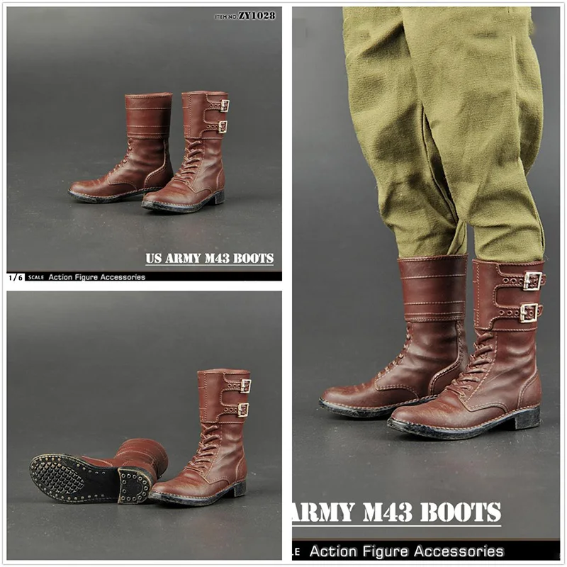 

ZYTOYS масштаб 1/6 солдат армия США M43 военные ботинки модель обуви ZY1028 Второй мировой войны для 12-дюймовых экшн-фигурок Коллекционная витрина