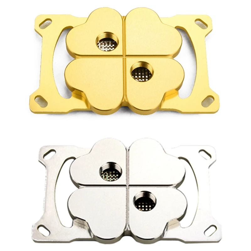 

Полностью металлическая головка для водяного охлаждения компьютера, головка для водяного охлаждения процессора, подходит для AMD FM2 +/2/1 AM4/3 +/3...