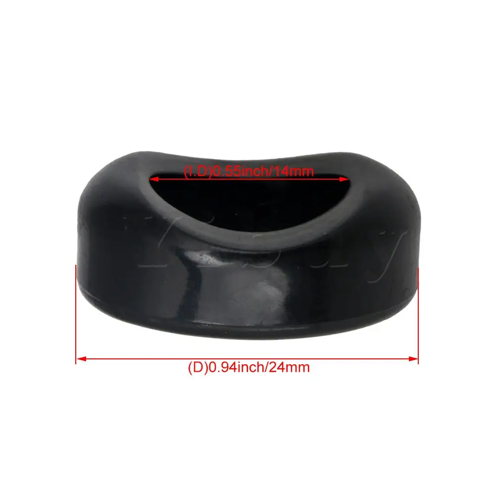 

Yibuy 14mm Plastic Sax Thumb Button Replacement Parts Black Set of 20