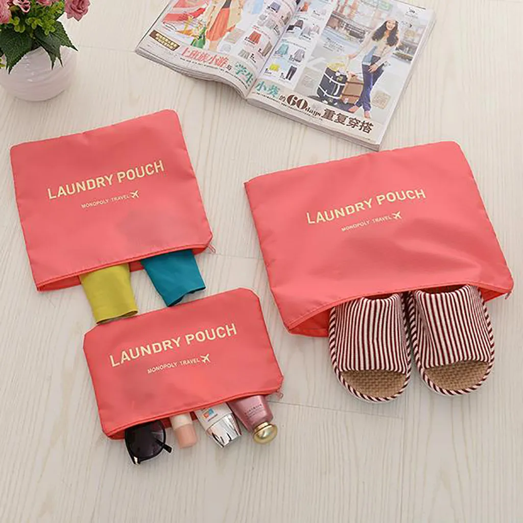 Дорожная сумка для хранения 6 шт. в комплекте женская макияжа чемодан органайзер