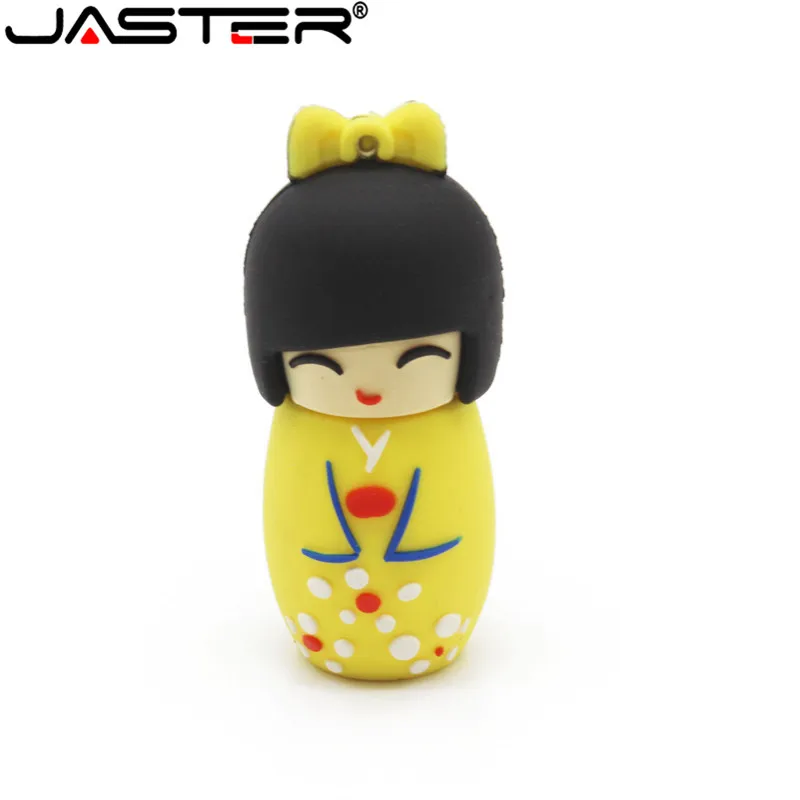 USB флеш-накопитель JASTER в японском стиле кукла 2 0 флешка с миньонами карта памяти 4