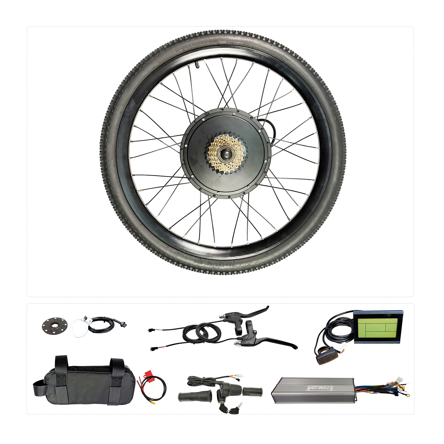 ЕС беспошлинно фара для электровелосипеда в 20 29 дюймов Conversion kit 36V 48V 500W вперед или