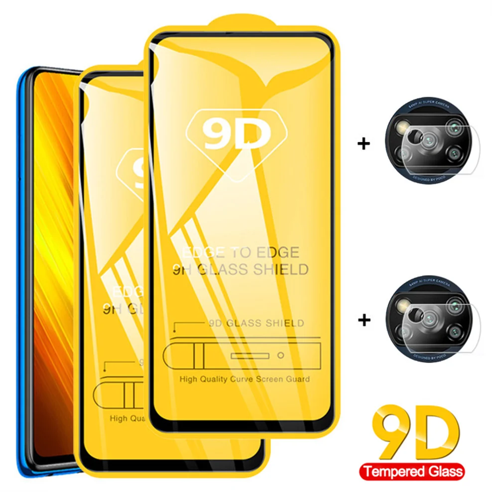 

poco-x3, tempered glass for pocco x3 nfc xiaomi poco f3 glass pocophone m3 camera protection poco x3 pro/nfc screen protector