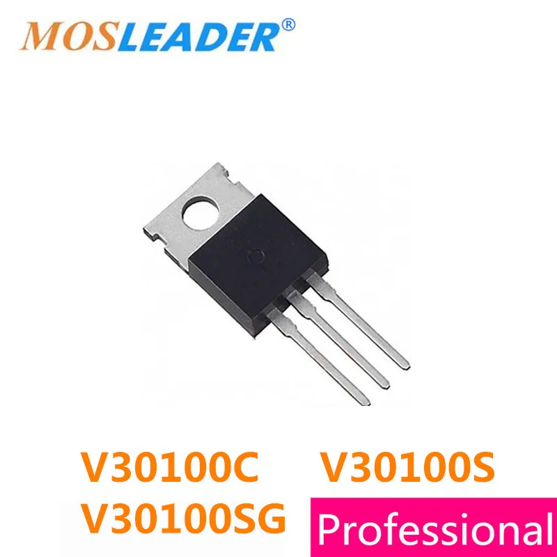 

Mosleader V30100C V30100S V30100SG TO220 50 шт. V30100 30A 100V Schottky высокое качество