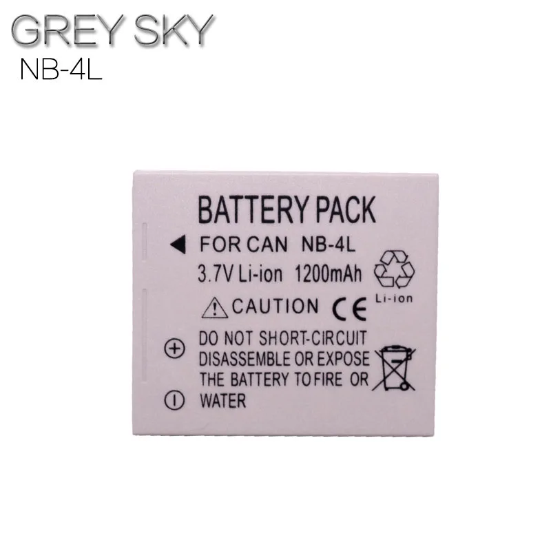 Аккумулятор NB-4L NB 4 л 2 шт. зарядное устройство USB с ЖК-дисплеем для Canon PowerShot SD200 SD300