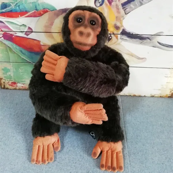 Милый Винтажный Ретро обезьяна имитация сустава Горилла животное чучела