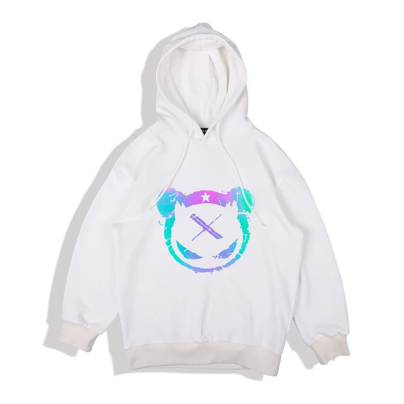 

Kids Hip Hop Clothes Girls Long Sleeved Tops Reflective Boys Autumn Sweatshirt Loose Street Dance Practice Performance Wear