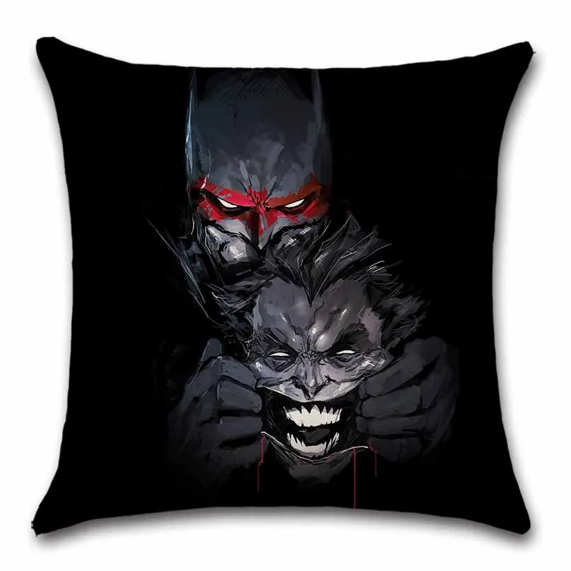 Чехол для подушки с рисунком Бэтмена человека смеха Джокера украшение дома