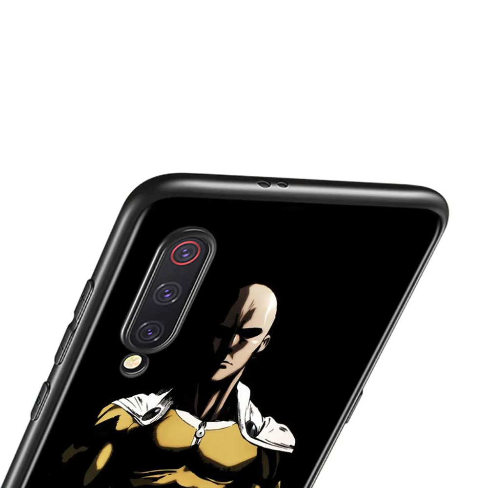 Черный чехол с аниме отбеливателем One Punch Man для Xiaomi Mi A3 A2 A1 5X 6X 6 8 Lite 9 9SE CC9 F1 9T 9tpro Play