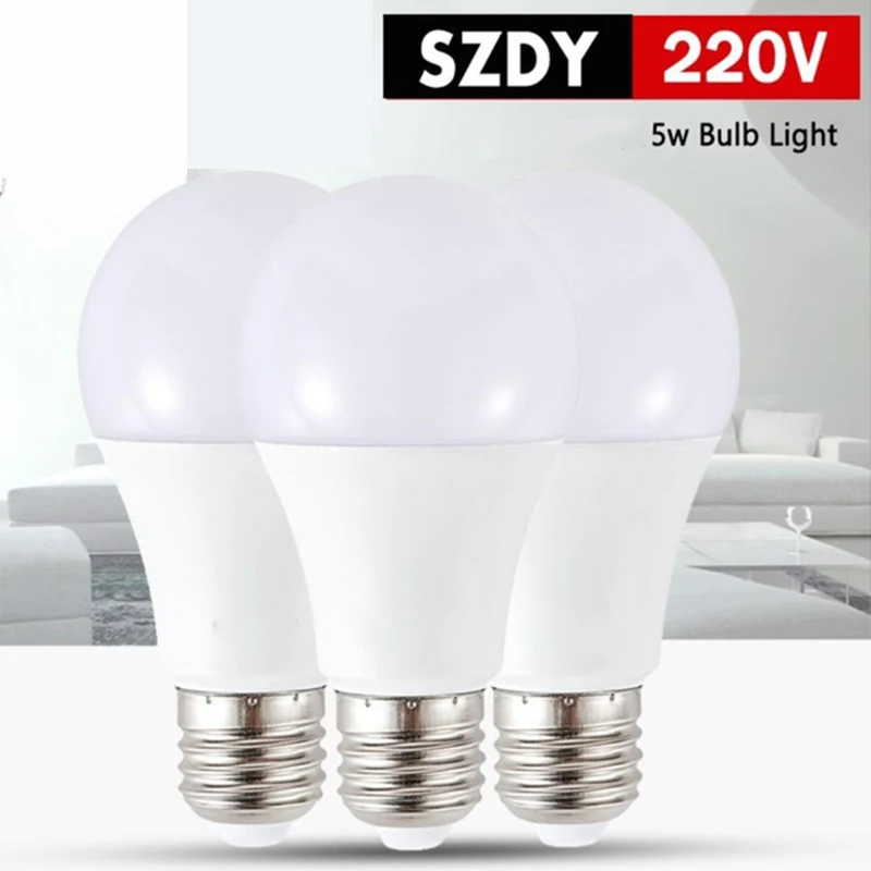 LED Light Bulb AC110-265V Office Super Bright House Decoration LED Bulb E27 Durable LED Lamp Table Lamp 3W/5W/7W/9W/12W
