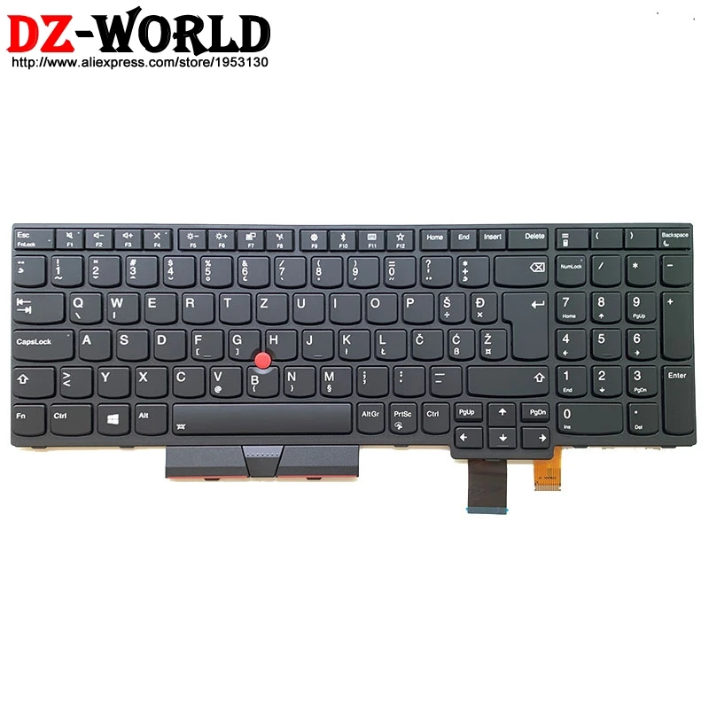 

Новая/Оригинальная клавиатура с подсветкой для lenovo Thinkpad T570 P51S T580 P52S ноутбук словенская подсветка Teclado 01ER607 01ER566