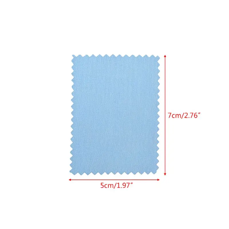

100 Pcs/Pack 7x5cm Small Glasses Cloth Lens Cleaner Dust Remover Portable Wipes Non-woven Fabric For Phone Computer Screen