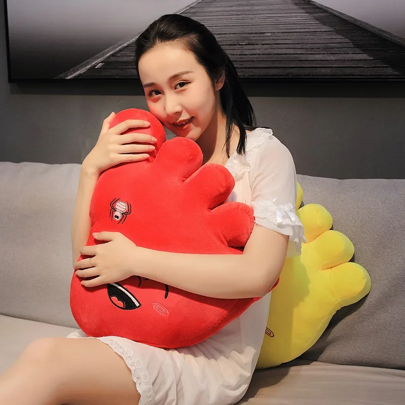 Хит продаж 40 см забавная плюшевая подушка для ног игрушки мягкая мультяшная