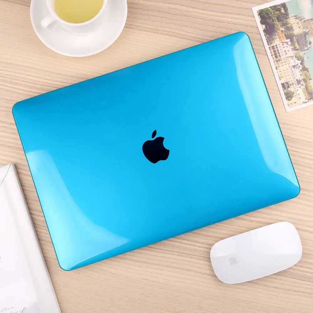 crystal sky blue Для MacBook Pro Air retina 11 12 13 1" Кристальный и матовый чехол для ноутбука для Macbook Pro 13 15 16 Touch Bar A2159 A1989 A2141 - Цвет: crystal sky blue