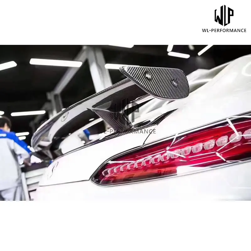 Автомобильный Стайлинг AMG GT GTS передний бампер из углеродного волокна задний