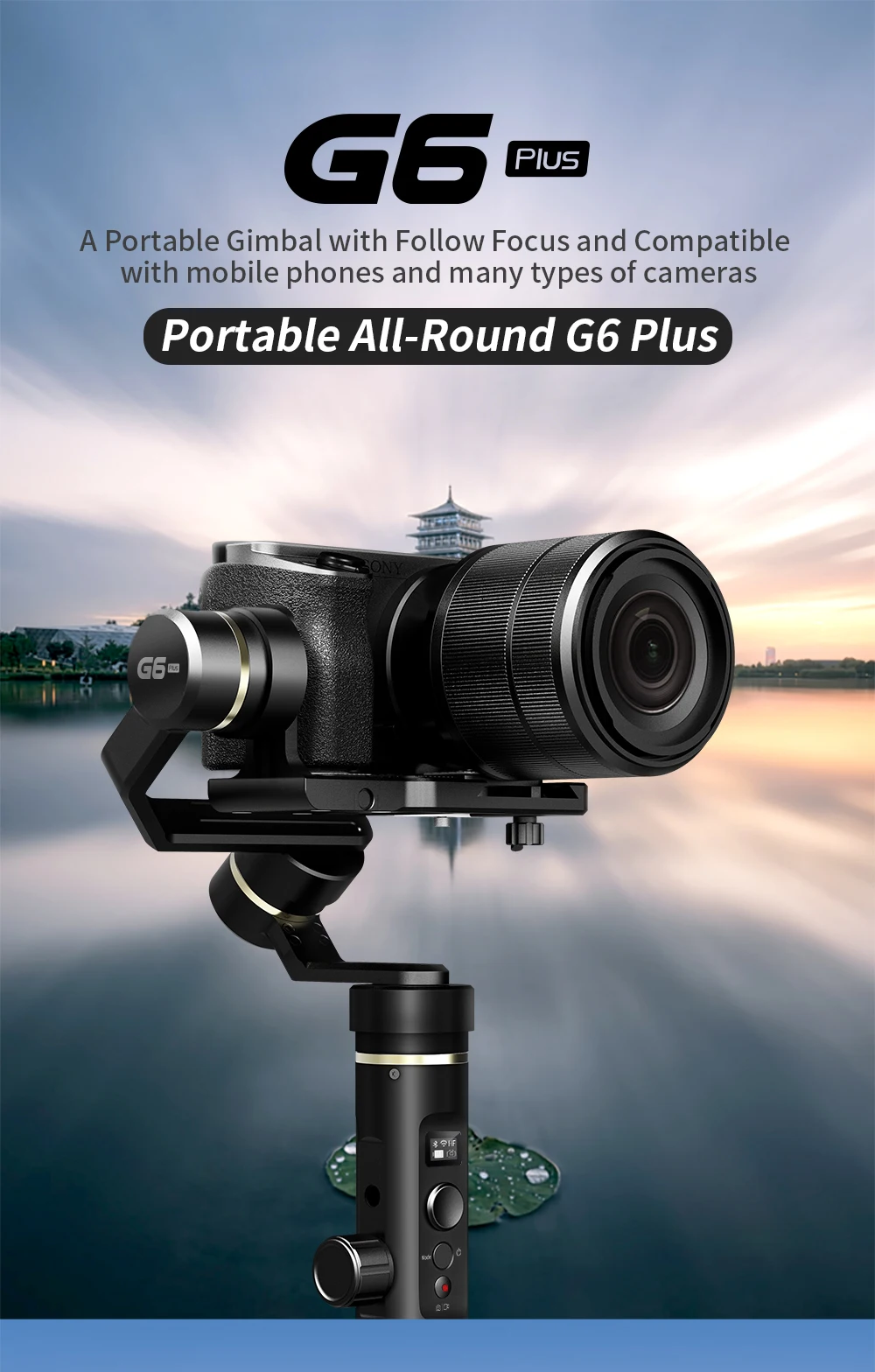 FeiyuTech Feiyu G6 Plus 3-осевая карманная брызг карданный Стабилизатор Для беззеркальных Камера карман Камера GoPro 5/6 смартфон