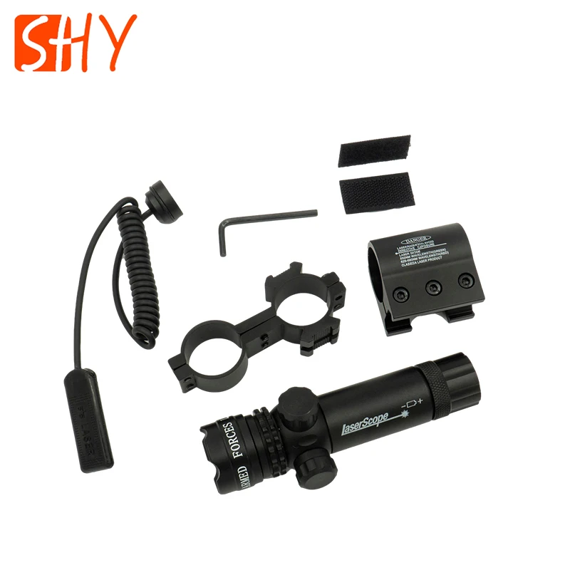 

Red/Green Laser Use for Gun Suit 25.4/30mm Ring 20mm Rail Laser Sight Can Adjustable Up Down Left Right For Tactical Airsoft