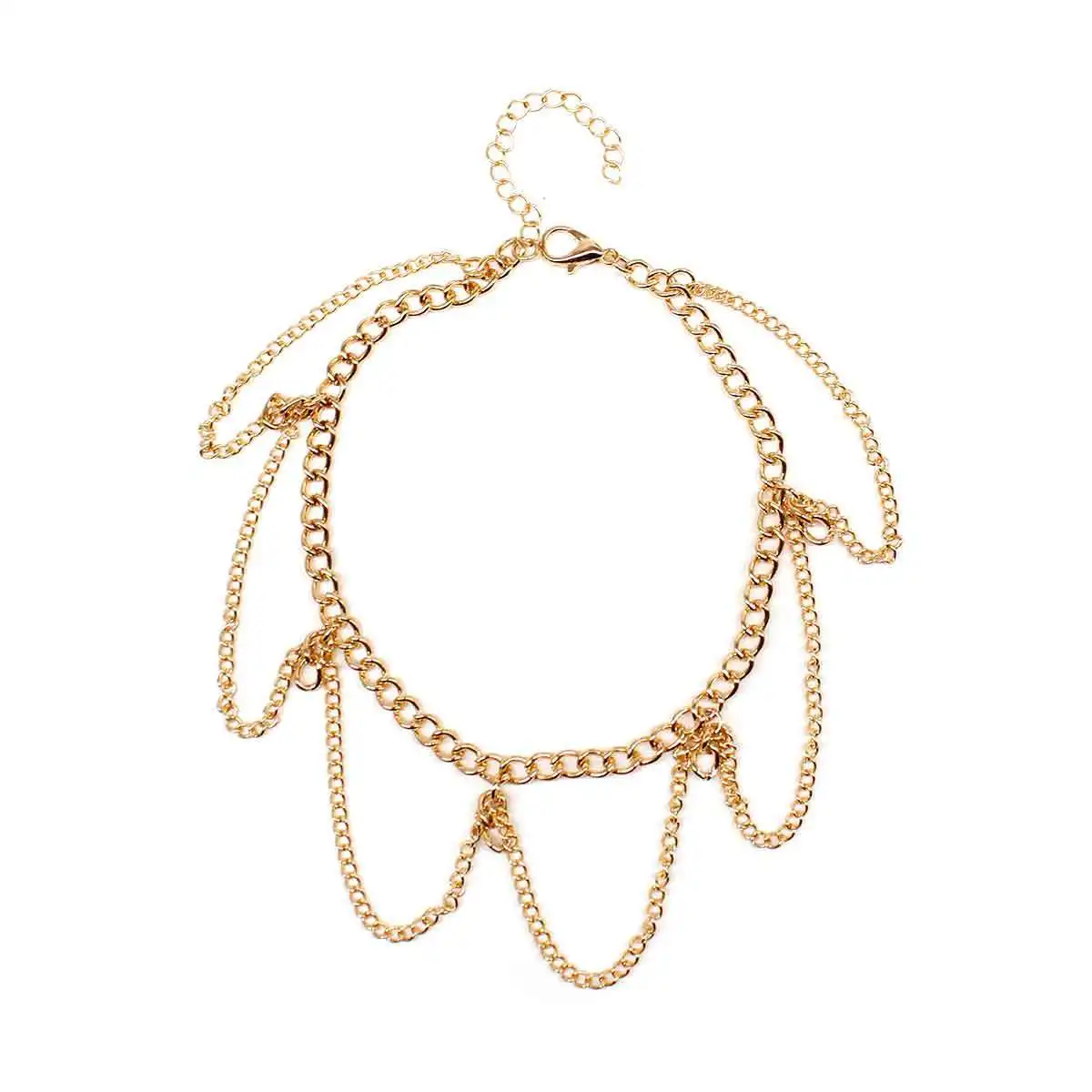 

Cross border fashion new jewelry street shooting versatile women exquisite cheap personalized foot chain manufacturer wholesale
