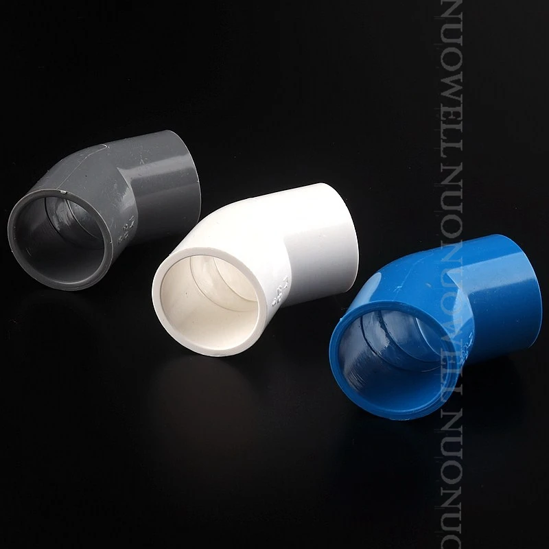 Соединение локтя из ПВХ 5 шт. размер I.D 20 ~ 110 мм труба равное Колено 45 градусов