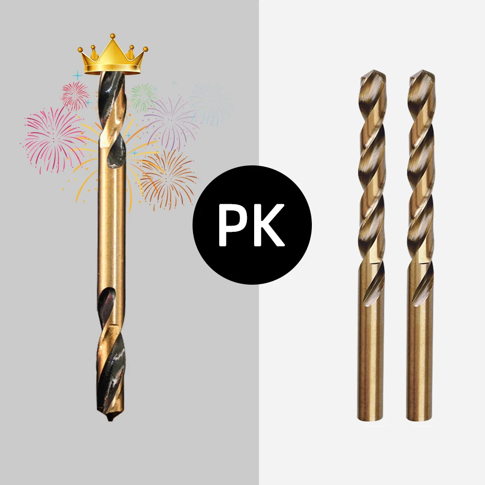 Набор спиральных Сверл из быстрорежущей стали с двойным концом и кобальтом для