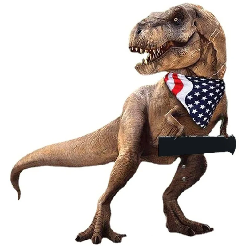 

Metal Flat Tyrannosaurus Sculpture Dinosaur Statue Garden Ornament Art Craft