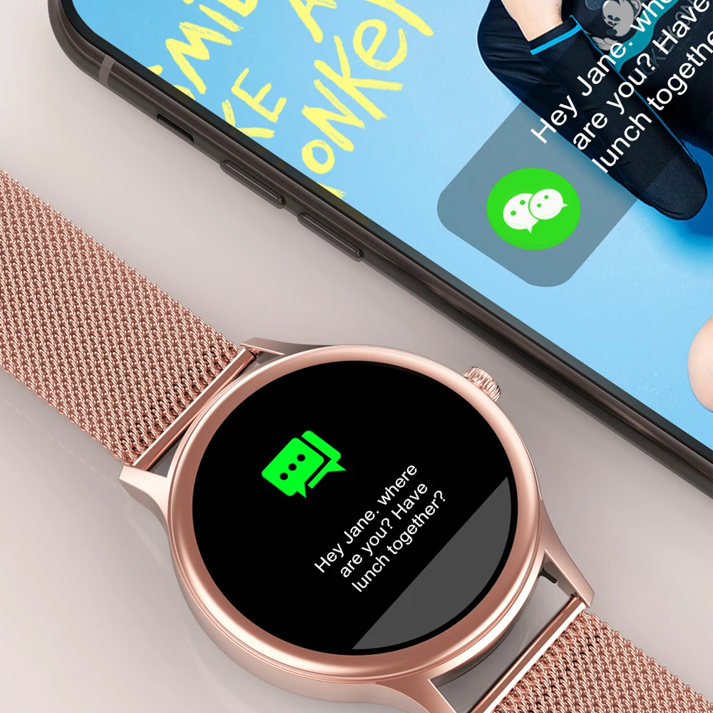 Lokmat время женские умные часы пользовательские Dails модные элегантные с