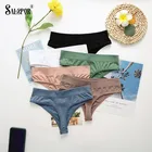 SALSPOR женские сексуальные трусики-Тонги, бесшовные однотонные стринги, женские трусы, удобное дышащее интимное нижнее белье