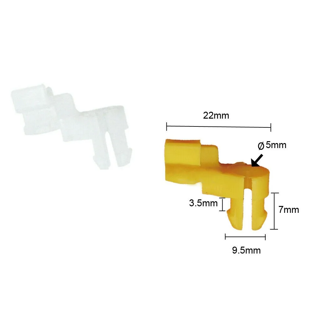 Автомобильные заклепки 24x зажимы для стержня дверного замка Размер 5 мм 12 пар