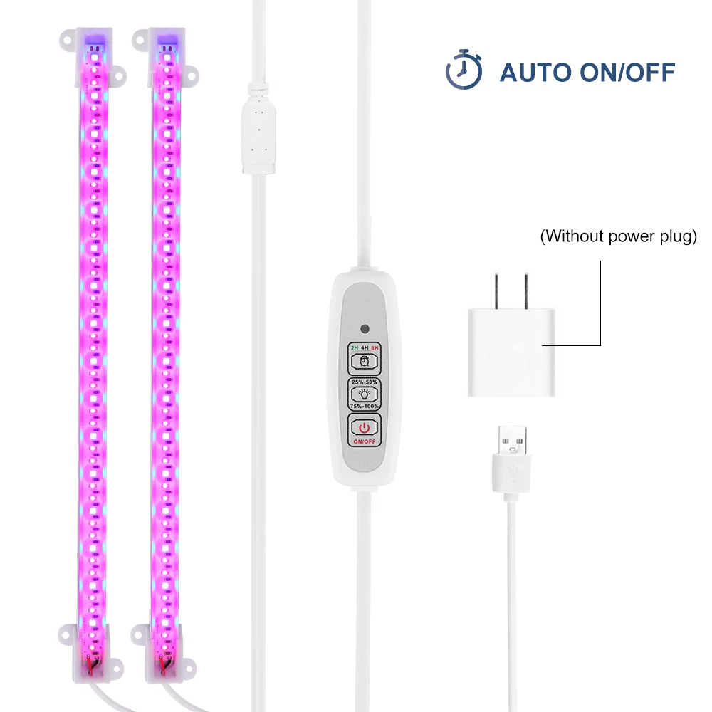 Светодиодная фитолампа полного спектра с USB-портом | Лампы и освещение